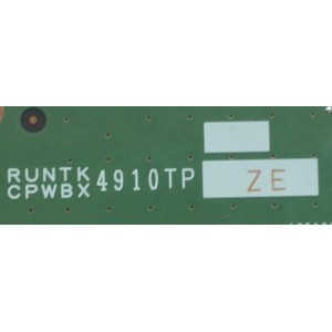 T-CON PARA TV SHARP / NUMERO DE PARTE RUNTK4910TPZE / QKITPF778WJN2 / QPWBXF778WJN2 / XF778WJN2 / KF778 / MODELOS LC-52LE830U / LC-40LE830U / LC-60LE830U / LC-60LE831U / LC-60LE832U